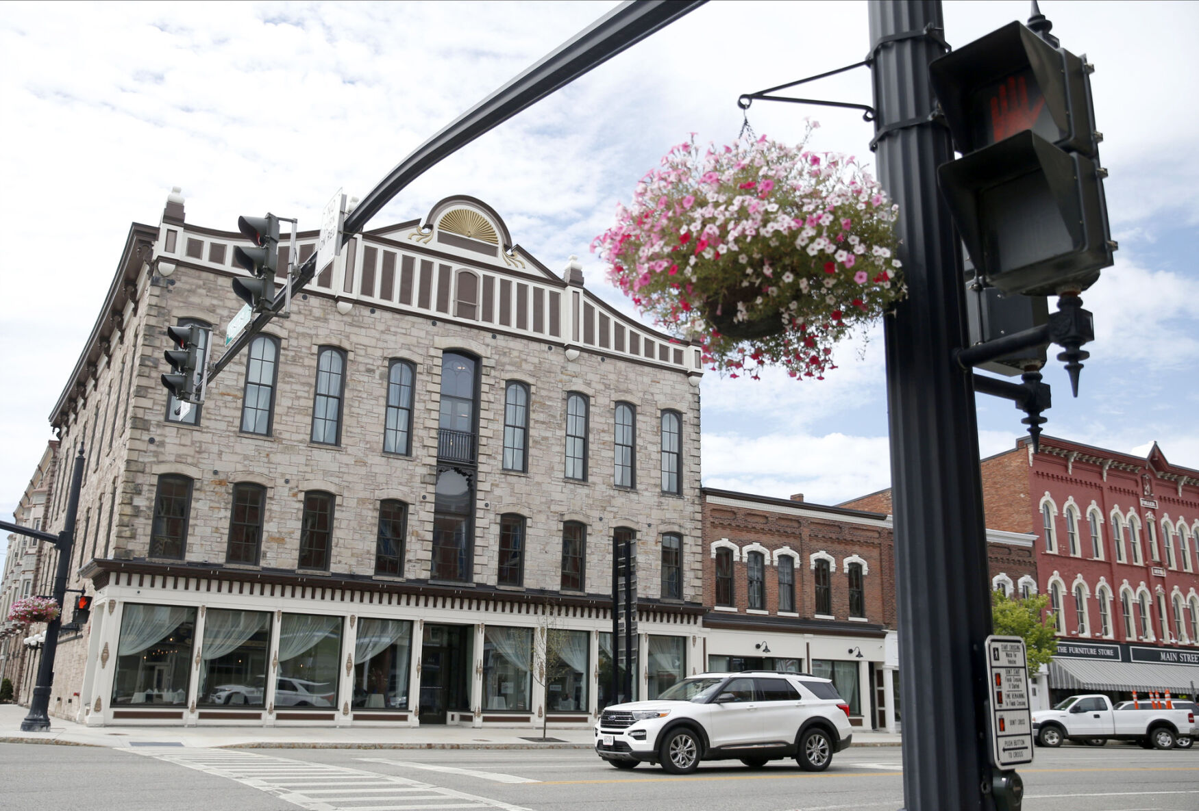 Restored Bent's Opera House holds Harvest restaurant in Medina